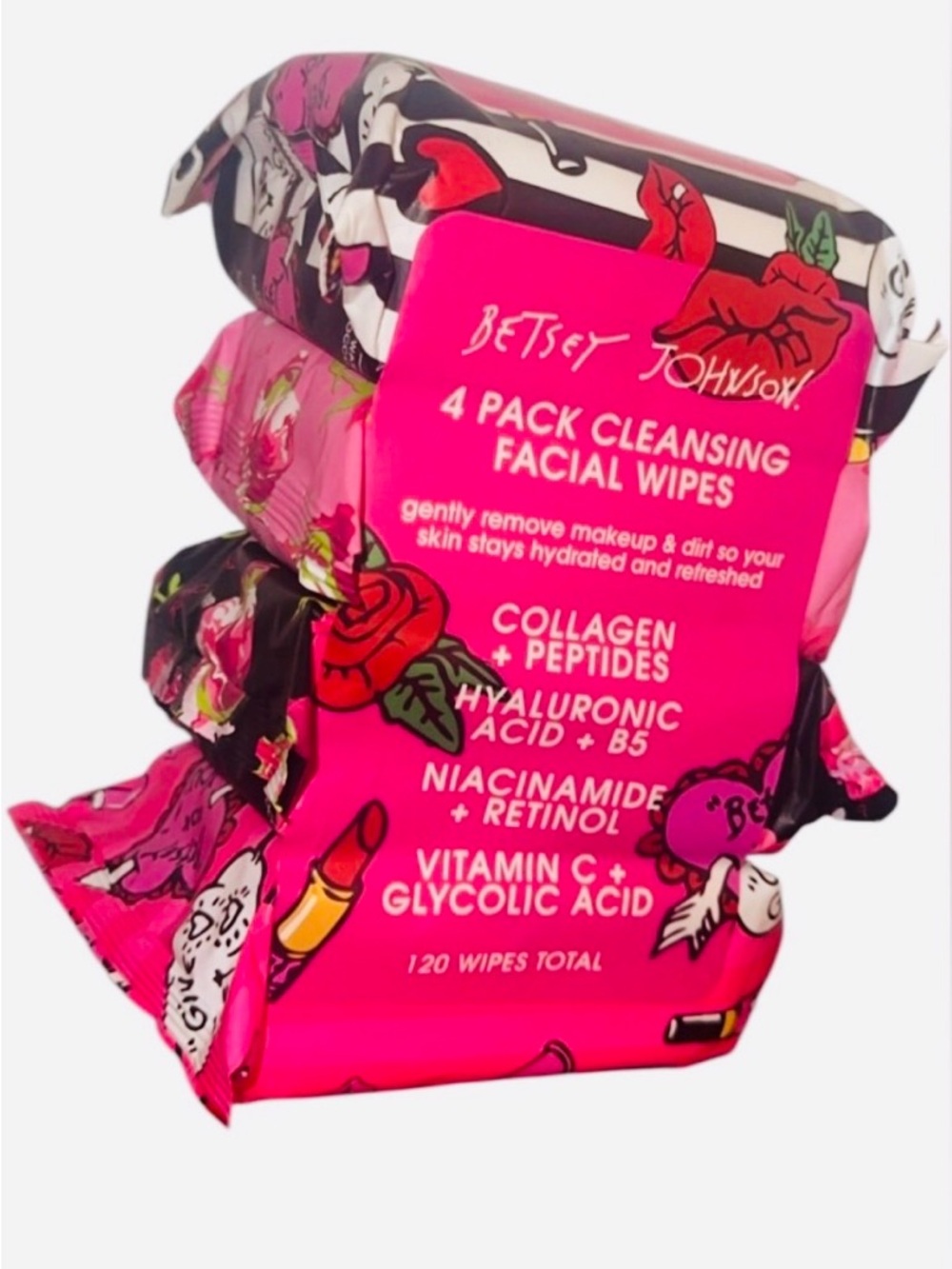 Betsey Johnson Cleansing Facial Wipes